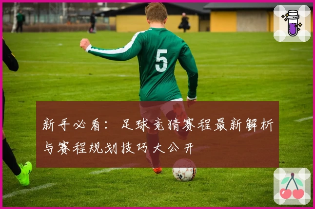 新手必看：足球竞猜赛程最新解析与赛程规划技巧大公开